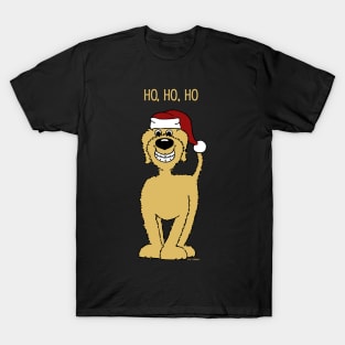 Blonder Doodle Santa Claus T-Shirt